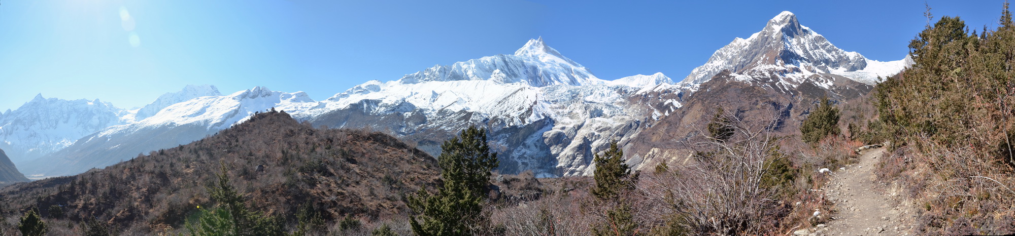 Blick zum Manaslu