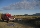 Stellplatz am Strand bei Argeles